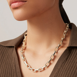 Jenny Bird Loire Necklace in High polish Silver