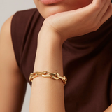 Jenny Bird Loire Bracelet in High Polish Gold