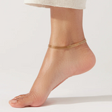 Jenny Bird Blynthe Anklet in High Polish Gold