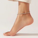 Jenny Bird Dhani Anklet in Rhodium
