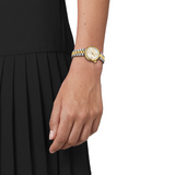 Tissot Desir Two-Tone Watch with White Mother of Pearl Dial