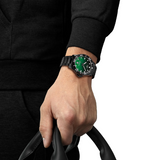 Tissot SeaStar 1000 Watch with Green Black Dial