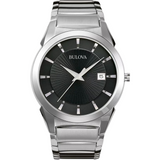 Bulova Classic Watch with Black Dial