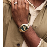 Citizen Sport Luxury Two-Tone Watch with Green Dial