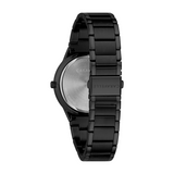 Caravelle Modern 1-Diamond Black Stainless steel Watch with Black Dial