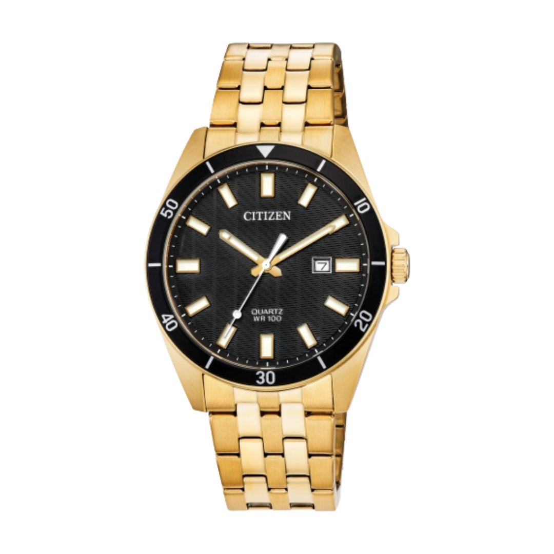 NWT Citizen Quartz Black Dial Men\'s Watch NWT Citizen Quartz Black Dial Yellow Gold-tone Men main image 4
