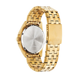 Citizen WR100 Quartz Gold-Tone Watch with Black Dial