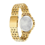 Citizen Quartz Gold Tone Watch with Black Dial