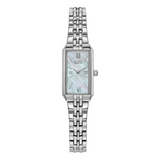 Citizen Ladies Classic Stainless steel Silver Baguette Eco-Drive Watch with Mother of Pearl Dial