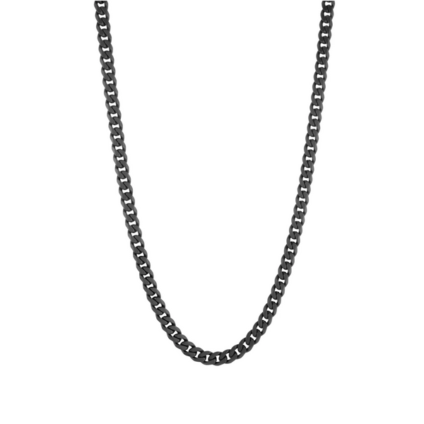 Italgem Stainless Steel Black Ion Plated 22' Curb Chain