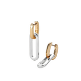 Jenny Bird Teeni Detachable Link Two Tone Earrings