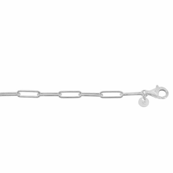 Sterling Silver 7.5" Paperclip Bracelet