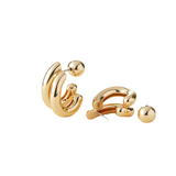 Jenny Bird Mini Florence Earrings in High Polish Gold