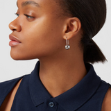 Jenny Bird Celeste High Polish Silver Earrings