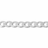 Sterling Silver 24" Curb Chain