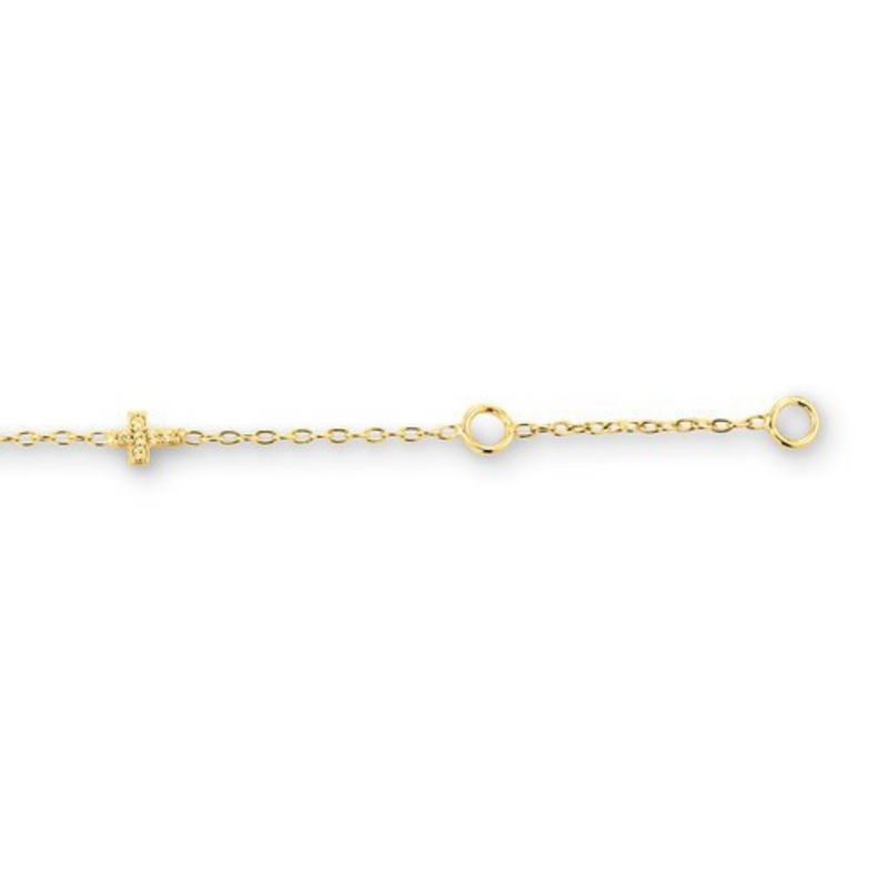 10K Yellow Gold Adjustable Baby Bracelet