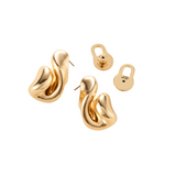Jenny Bird Estelle Earrings in High Polish Gold