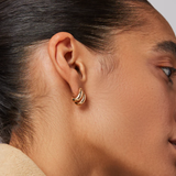 Jenny Bird Mini Florence Earrings in High Polish Gold