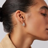 Jenny Bird Mini Florence Earrings in High Polish Silver