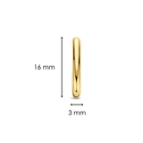 TI SENTO Oval Medium Hoops