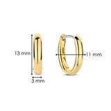 TI SENTO Oval Small Hoops
