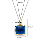 TI SENTO Blue Gemstone Pendant on a Chain