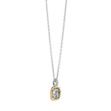 TI SENTO Gemstone w Twisted Rope & Cubic Zirconia Necklace