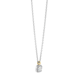 TI SENTO Cubic Zirconia Halo Necklace