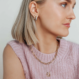 TI SENTO Horseshoe & Cubic Zirconia Micro Starburst Necklace