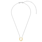 TI SENTO Horseshoe & Cubic Zirconia Micro Starburst Necklace