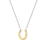TI SENTO Horseshoe & Cubic Zirconia Micro Starburst Necklace
