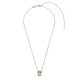 TI SENTO Tri Circle & Cubic Zirconia Pendant on a Chain