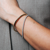 TI SENTO White Cubic Zirconia Tennis Bracelet