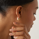 Jenny Bird Teeni Toni Huggies in High Polish Gold