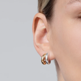 Jenny Bird Mini Florence Two Tone Earrings