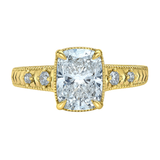 Taylor Inspired — 14K Yellow Gold 2.17ctw Lab Cushion Diamond Ring