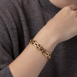Jenny Bird Slim Penelope Bracelet in Medium High Polish Gold