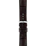 Tissot PR100 Watch with Brown Leather Strap