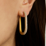 Dean Davidson Juliette CZ Pave Hinged Hoops