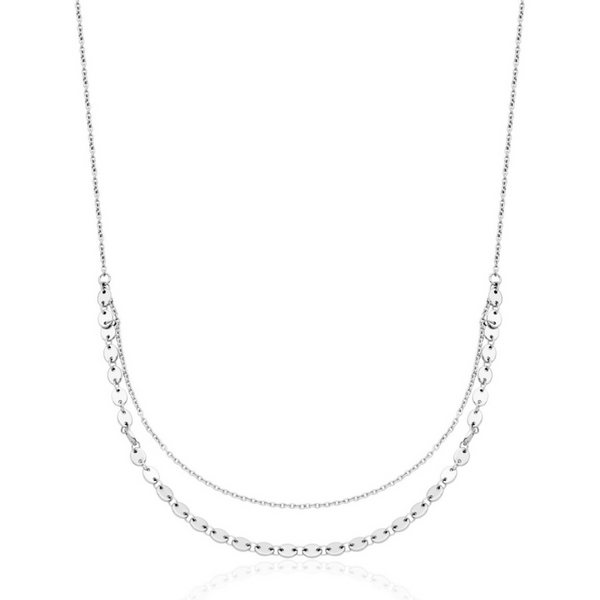 SteelX Double Layered Chain Necklace