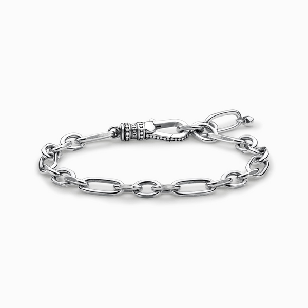 Thomas Sabo Blackened Sterling Silver Chain Link Bracelet