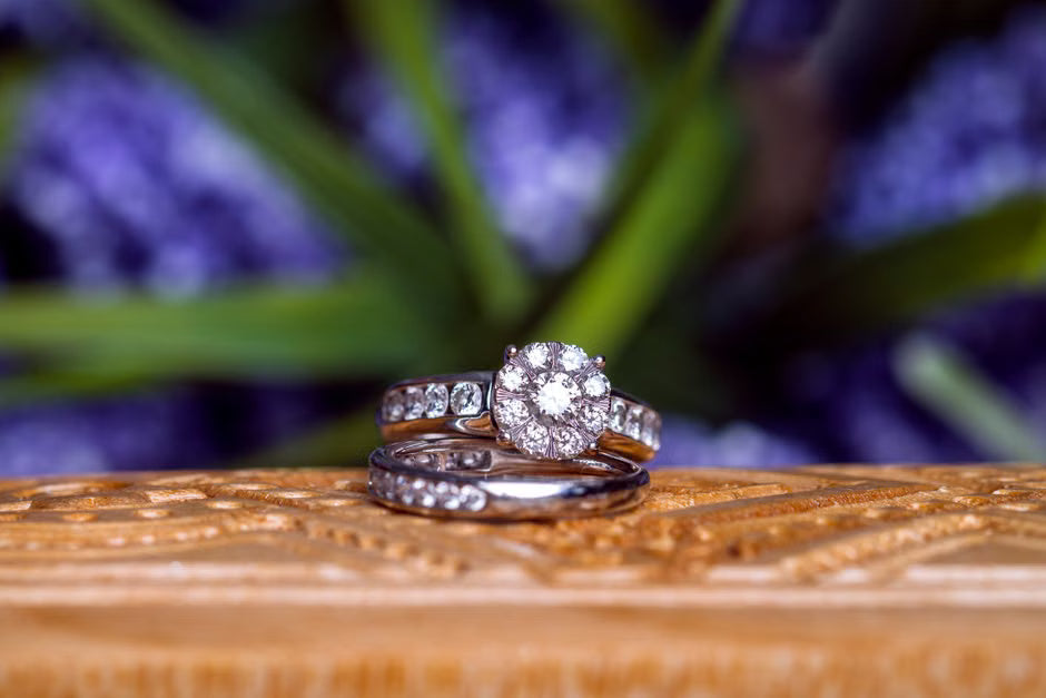 Sparkle from Every Angle with These Gorgeous Pave Wedding Bands
