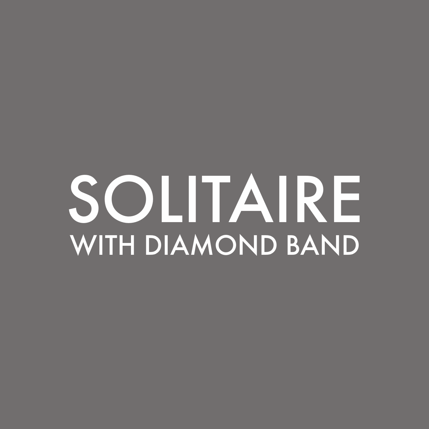 Solitaire with Side Diamonds