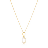 Sif Jakobs Sterling Silver 18K Yellow Gold Plated Capizzi Piccolo Necklace