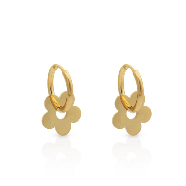 Lover's Tempo Petal Earrings in Gold
