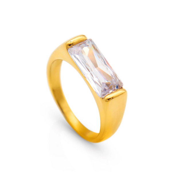 Lover's Tempo Prism Ring in Gold - Size 7