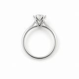 18KPD 1.02CT Round Brilliant 6 Claw Delicate Icon Solitaire