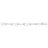 Sterling Silver Sqaure Paperclip Bracelet