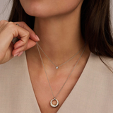 TI SENTO Layered Zirconia Necklace