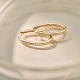 TI SENTO Tennis Zirconia Hoops